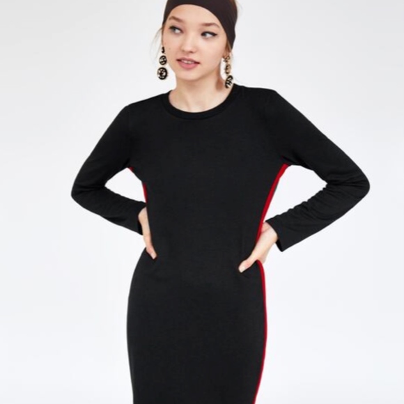 Zara Top Dress long Sleeve size M - Picture 5 of 6